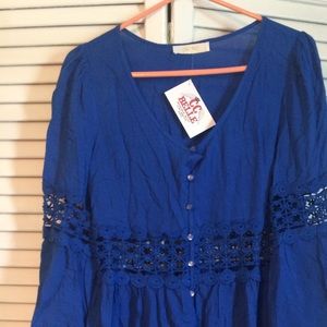 NWT Royal Blue Top